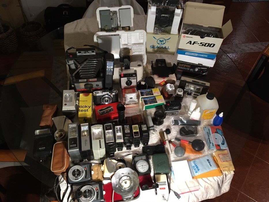 Lote de material fotográfico diverso
