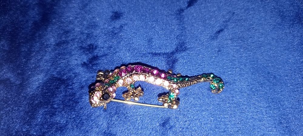 Broszka jaszczurka salamandra gekon