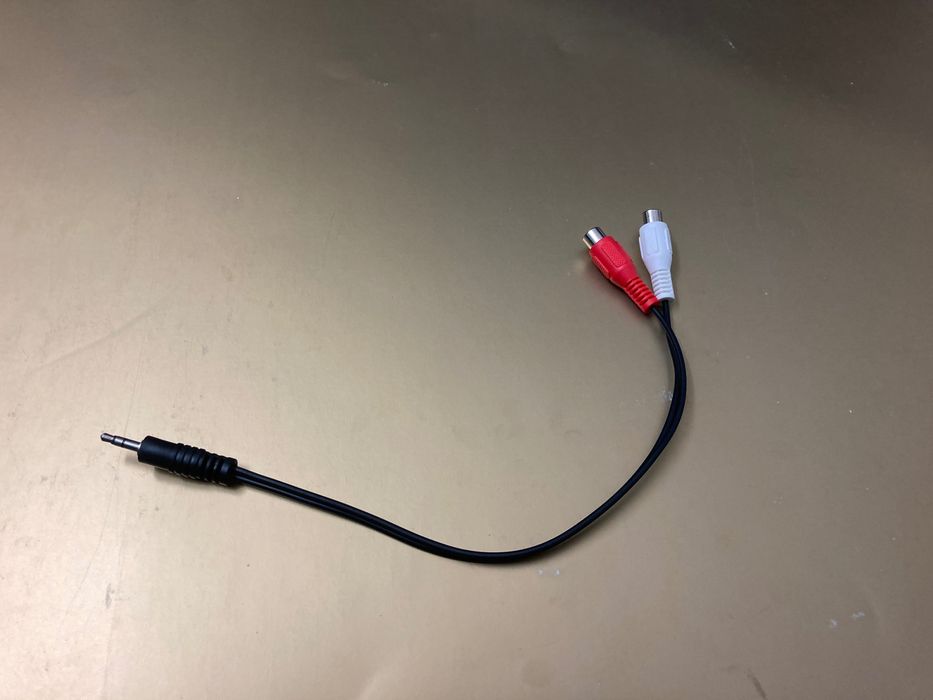 Cabo audio spliter Jack 3.5mm para RCA - 30 cm