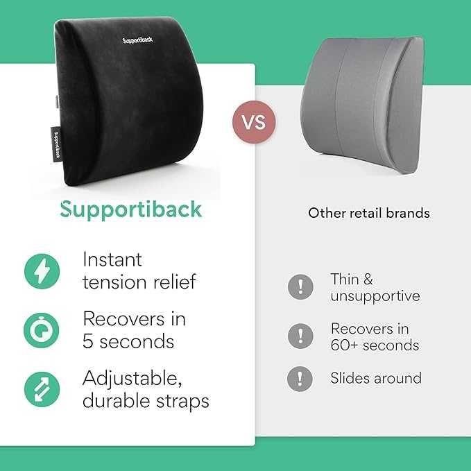 Almofada ortopédica para apoio de lombar e dor nas costas