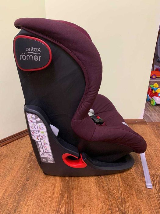 Автокрісло Britax Romer King II Black Series Burgundy Red