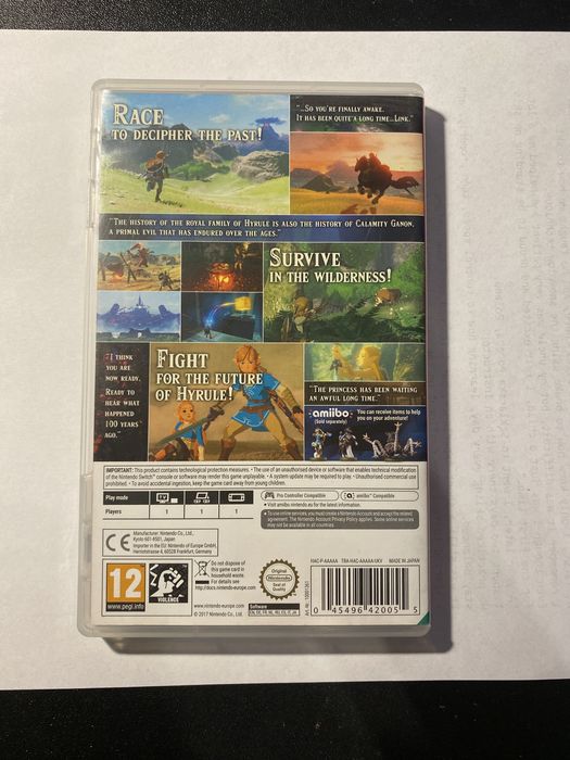 The legend zelda breath of the wild ninteno switch