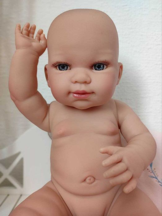 Лялька пупс без одягу дівчинка реборн Nines d`Onil, 37 см