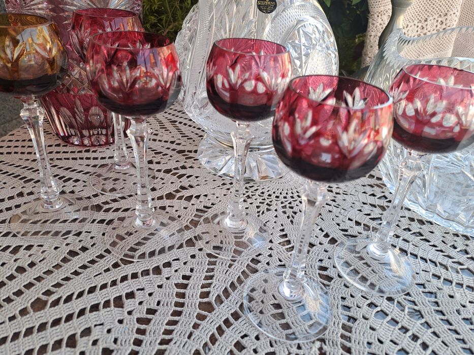 Calices vermelhos doublé