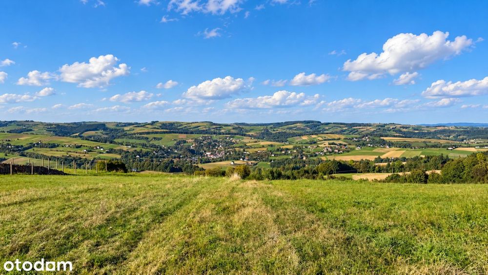 Działka rolna z widokiem na Beskid Sądecki-działki sąsiednie budowlane - Widok 2