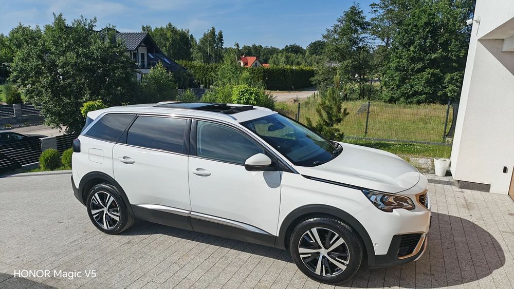 Peugeot 5008 1.6HDI 120KM Aut. 7os. 2018 Panorama LED Navi Grzane Fotele Czujniki