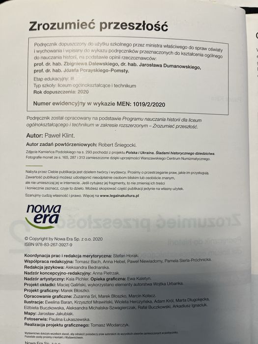 Zrozumieć przeszłość dwa podręcznik do historii
