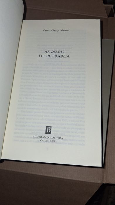 Vasco Graça Moura as rimas petrarca
