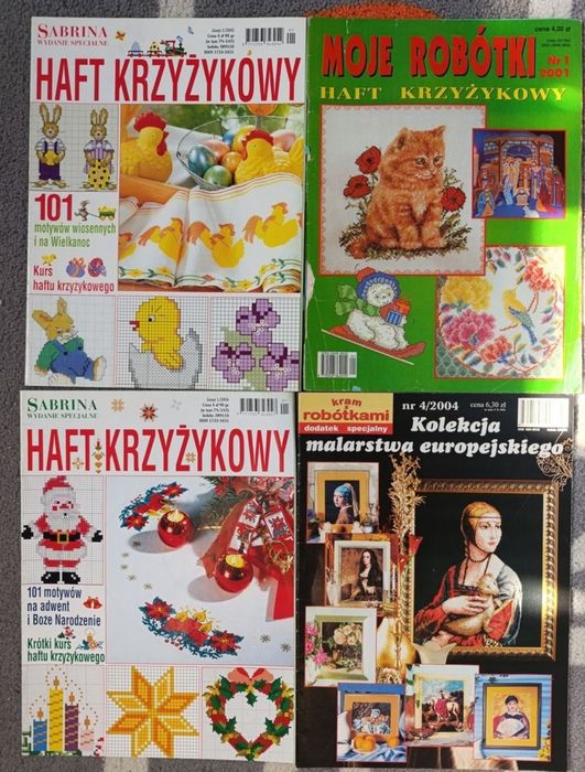 Hafty Polskie igraszki, Kram z robótkami , Anna, Burda + gratis