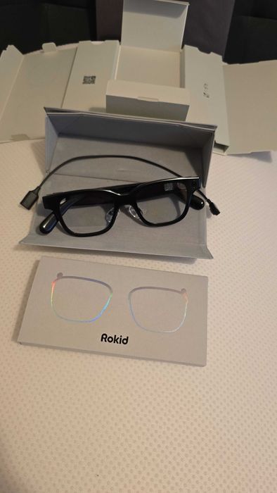 Rokid Glasses LCD (nowe) + etui + ramka korekcyjna | AR / AI