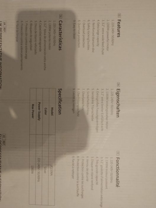 Nowa sokowirówka 1300 Wat