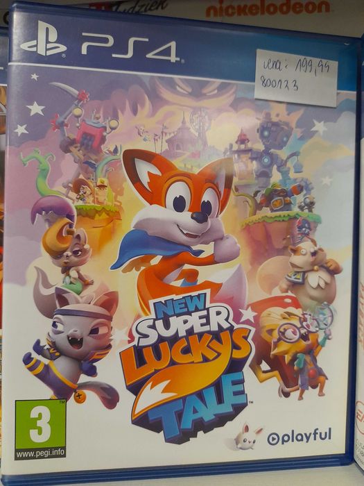 NEW SUPER LUCKY'S TALE PS4, Jak mario, sklep tychy, wymiana