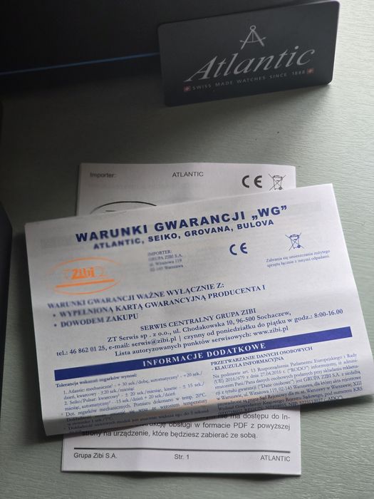 Atlantic Seasport Chronograph (model 8746)