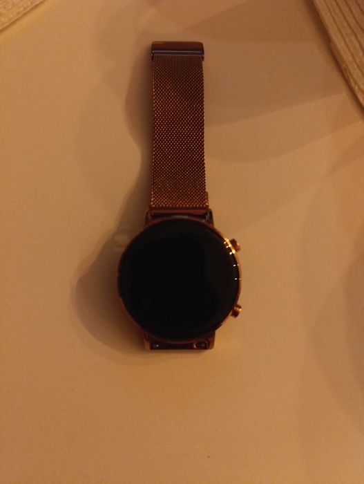 Huawei Watch GT 2 – złoty, komplet, stan idealny