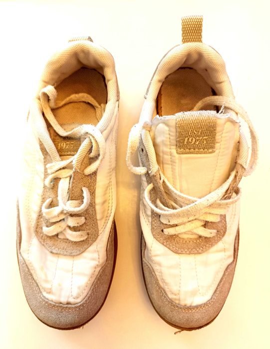 Skórzane buty buciki kapcie szkolne Zara, rozm. 35, wkładka 23 cm