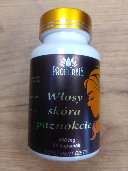 Włosy Skóra Paznokcie 400 mg 69 kaps. Proherbis