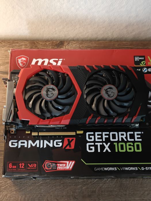 MSI GeForce GTX 1060 Gaming X 6GB Świetny Stan