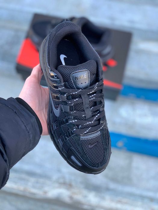 Кросівки Nike P-6000 Black (36 37 38) — чоловічі-жіночі Найк П6000 чорні, ТОП продаж, дихаючі кросівки, весняне-літнє взуття