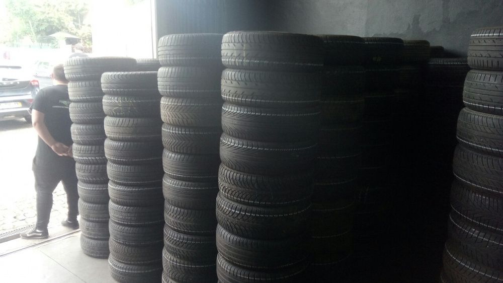 Pneus novos e usados