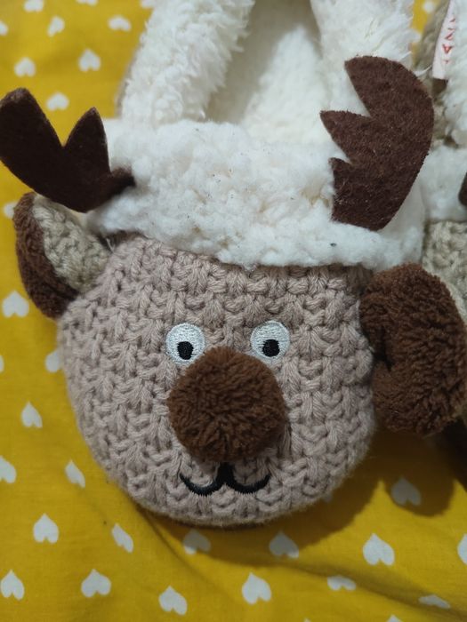 Теплі дитячі тапки капці