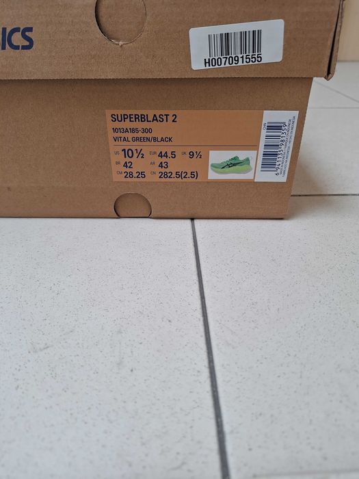 Asics Superblast 2 Ekiden (44,5)