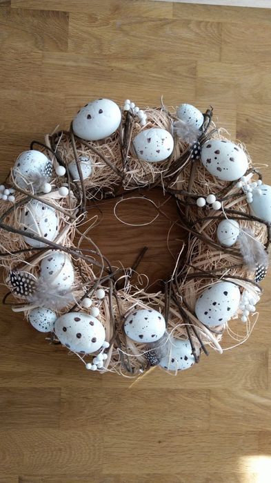 Wianek wielkanocny 33cm Nowy