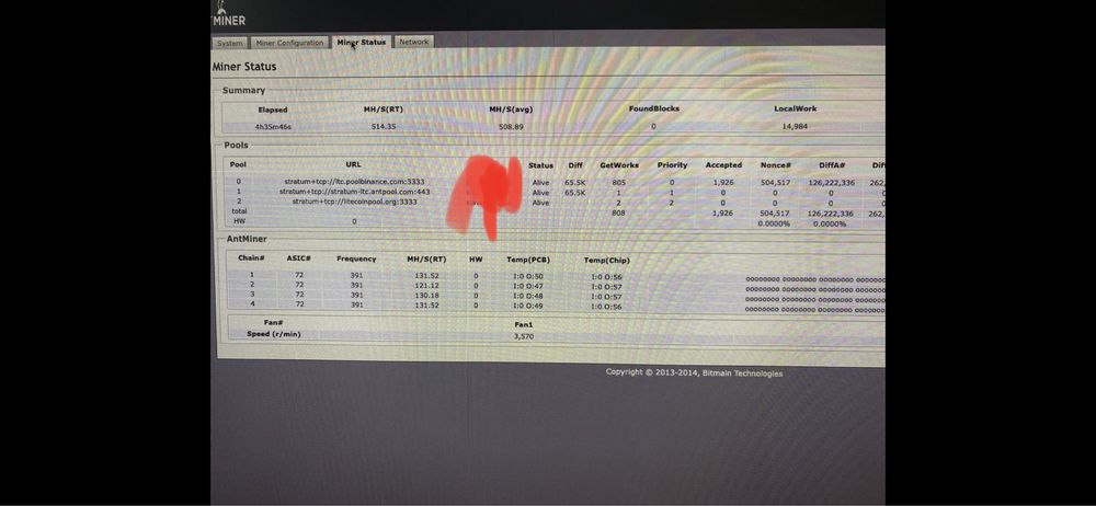 Asic L3+, bitmain, antminer