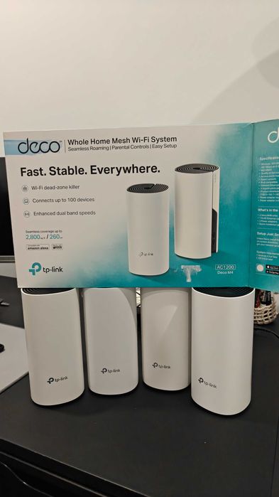TP-Link Deco M4 AC1200 | Wi-Fi Mesh Estável