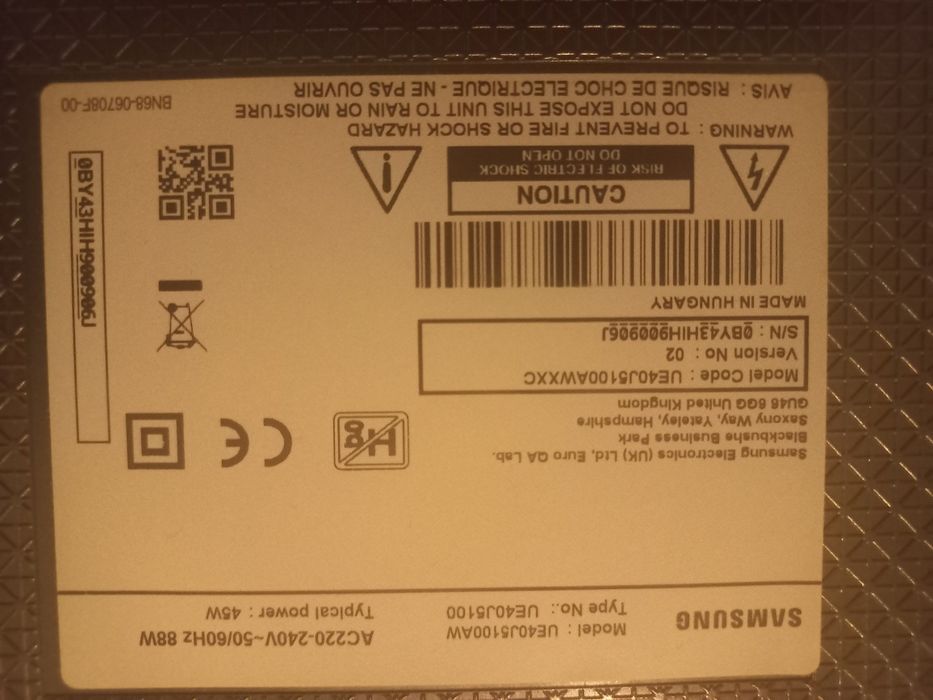 Televisor sansung desconto até ao final de Novembro de 20%