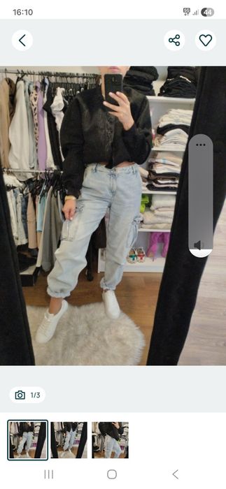 Spodnie bojówki bershka 38