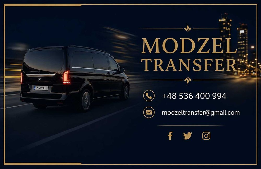 Transfer lotniskowy Kraków Balice Pyrzowice | Bus 7+1, przewóz osób