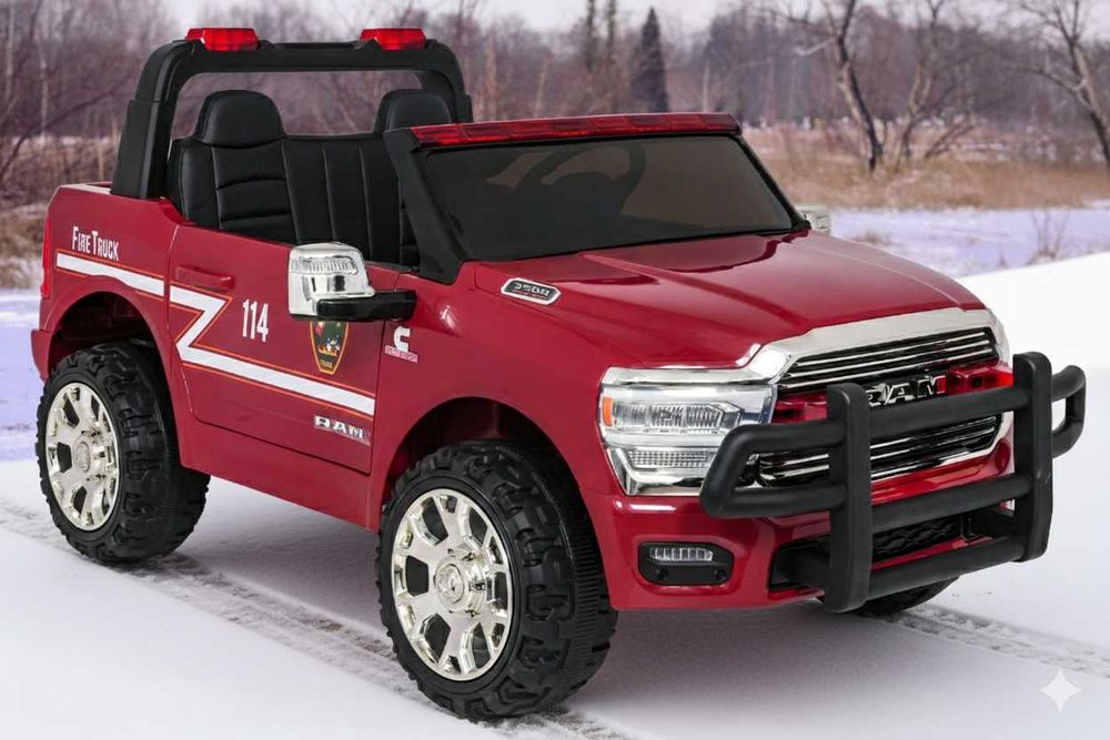 BAWIBUS.PL Auto samochód na akumulator pickup RAM 3500 Straż pożarna