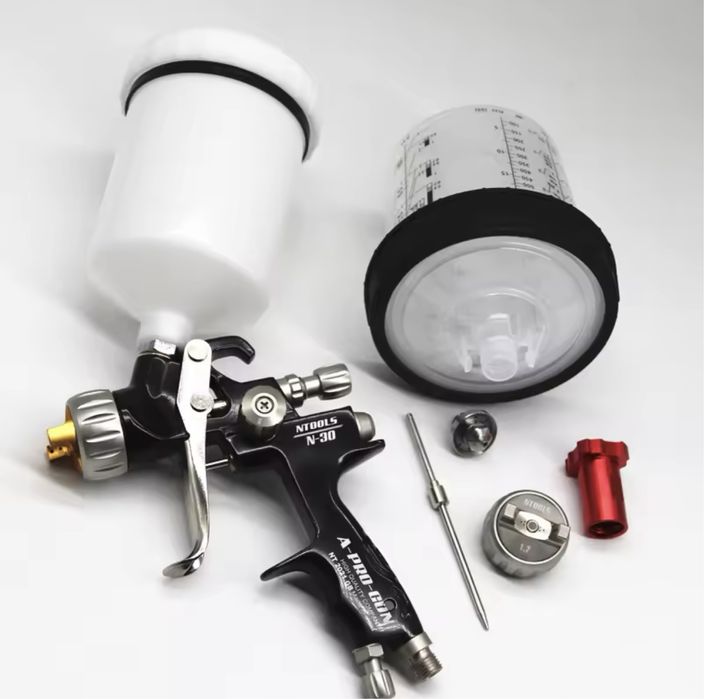 Краскопульт Ntools 4000B,N-30,CV1,Дюза 1.3 1.7 PPS пуливизатор