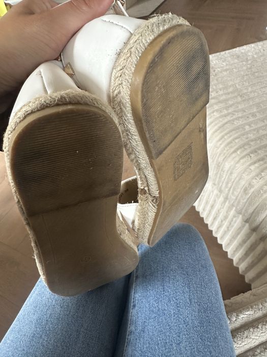 Sandaly espadryle ćwieki