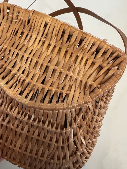 Torba na ramię wiklinowa