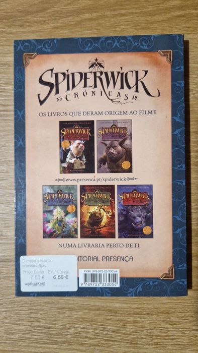 Coleção Crónicas de Spiderwick 1 2 e 3