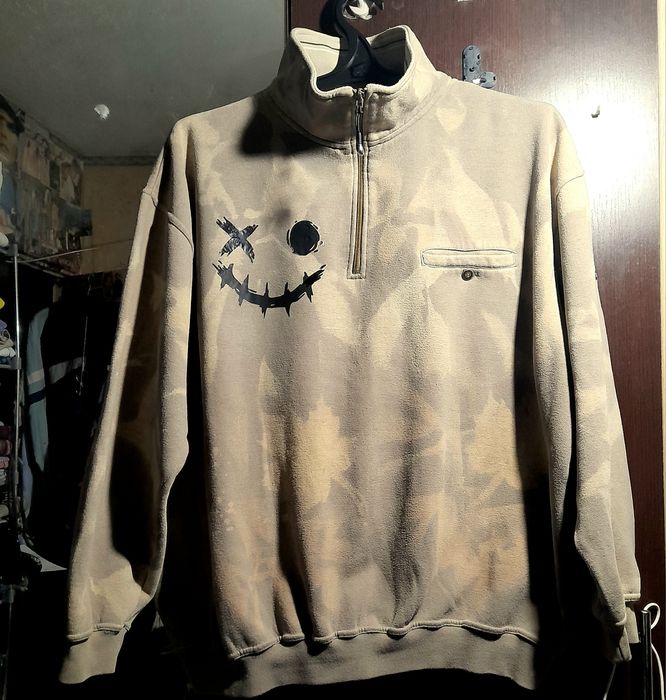 Ого-го какой размерчик тёплая толстовка с начёсом ,кофта  тай-дай