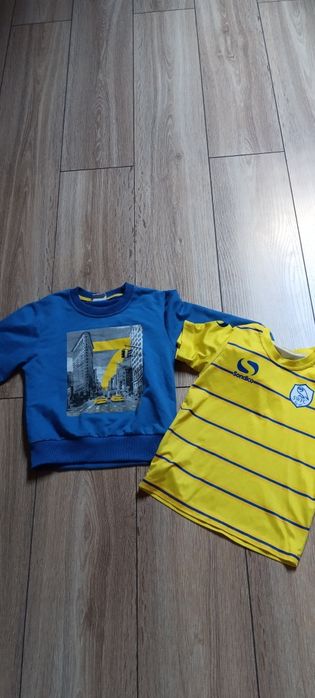 Koszulka piłkarska z 2 plus bluza 98/104