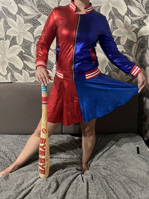 Костюм харлі кавн розмір с м куртка спідниця