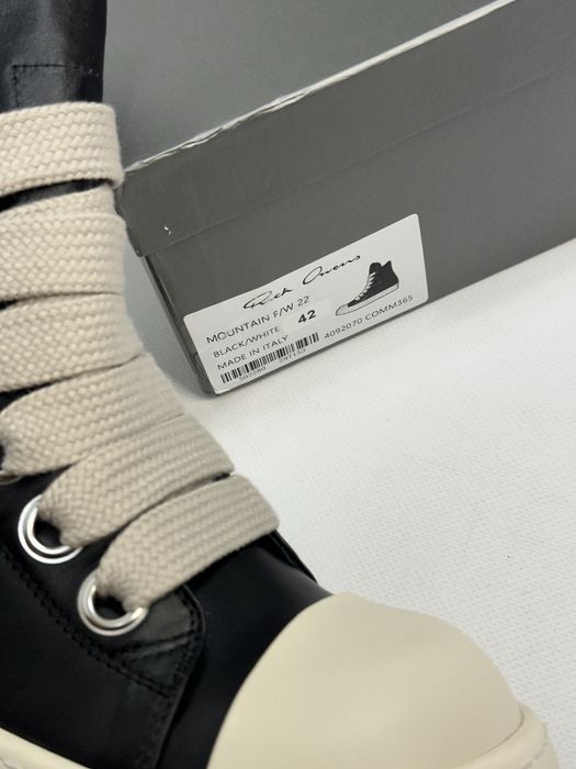 Rick Owens Ramones Leather Jumbo Lace Opium Archive кеды кеди кросівки