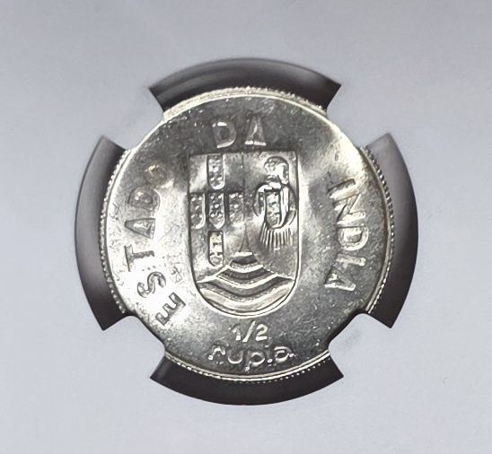 1/2 rupia 1936 MS64 +