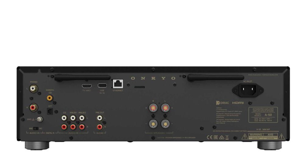 Wzmacniacz ze streamerem ONKYO ICON A-50 czarny srebrny