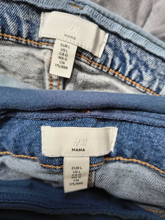 Komplet ubrań ciążowych (spodnie+koszulki), L, h&m