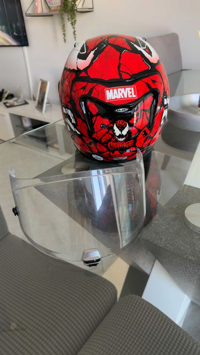 Capacete  HJC Tpha 11 carnage Marvel