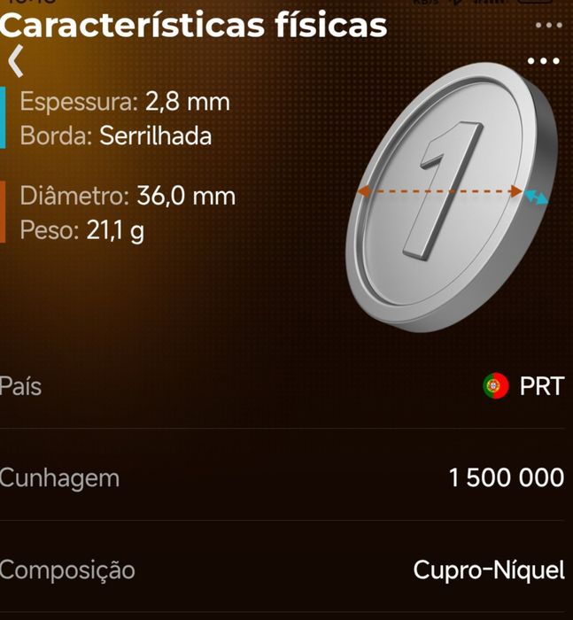 Moedas antigas Portugal