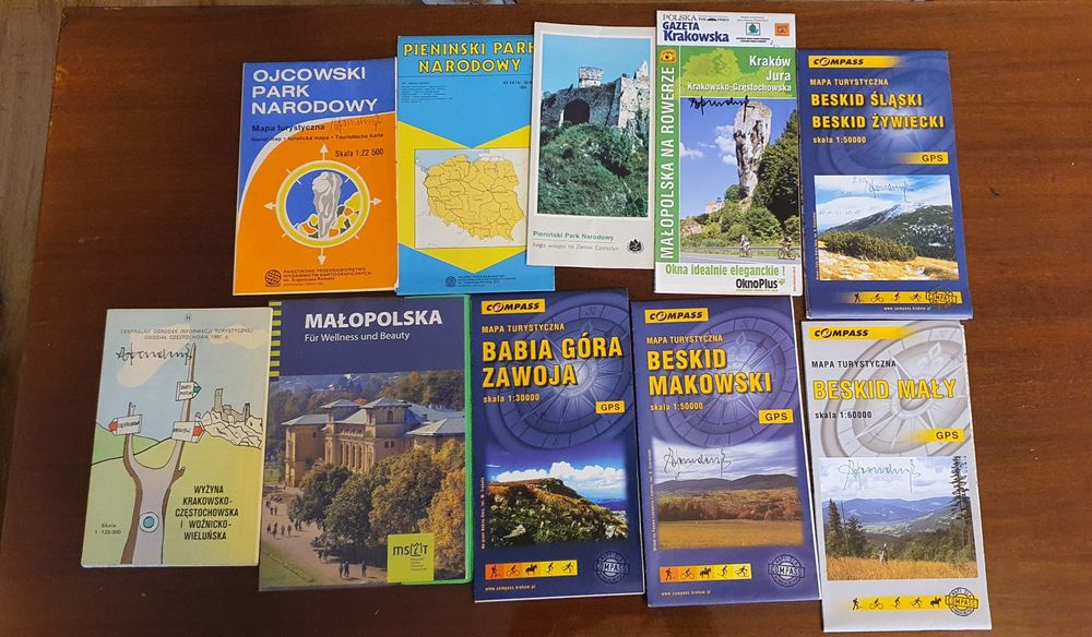 Dawne mapy dotyczące polskich gór