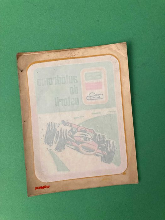 Autocolante em vinyl para vidros Autódromo do Estoril Anos 70