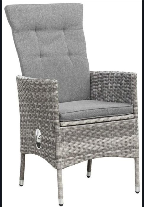 Meble ogrodowe BELLUNO stół 100cm + 4 fotele KONIFERA