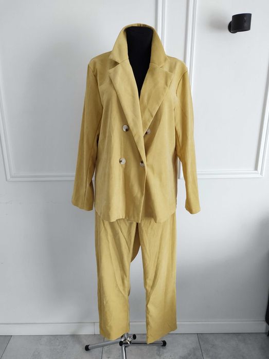 zestaw damski garniturowy - marynarka i spodnie, Shein, XL / 42 / 14