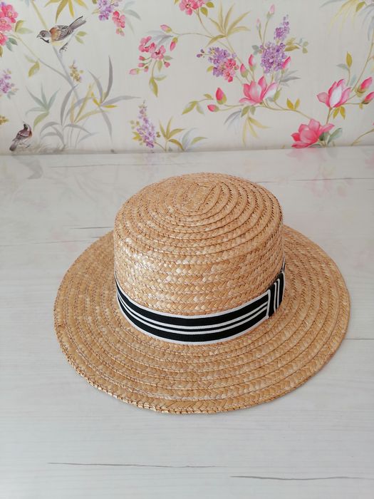 Шляпка из соломки